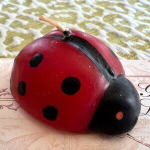 New Ladybug Floating Candles Set Of 5 Good Luck Gift & Decor Colorful Bath Time!